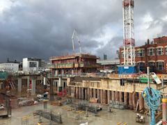 The University Of Manchester MECD Building Cores Erected