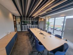 WORK - Iconsys - Large Meeting room with Ceiling Acoustics