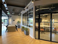 WORK - Iconsys - meeting room glazing and breakout table