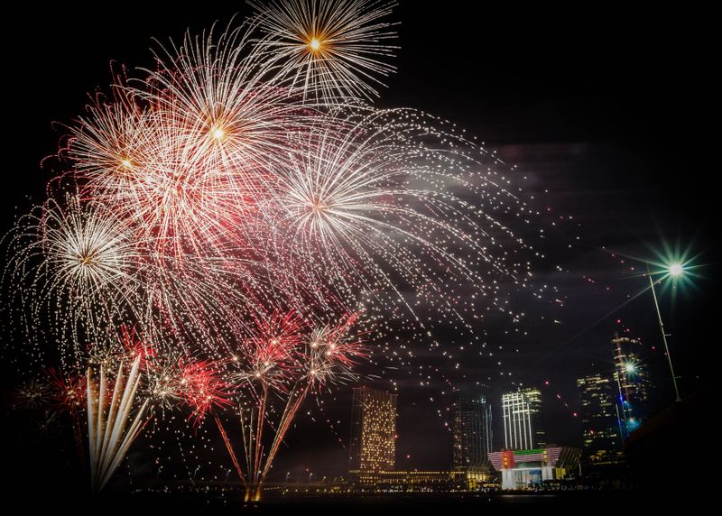 Dubai Competition Town Fireworks