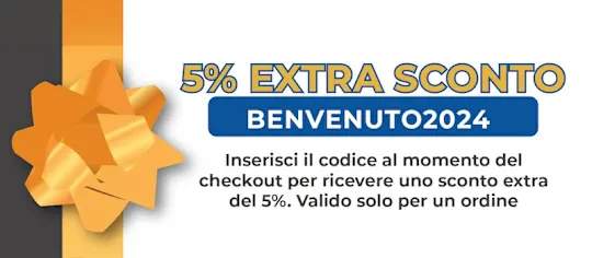 extra sconto di benvenuto