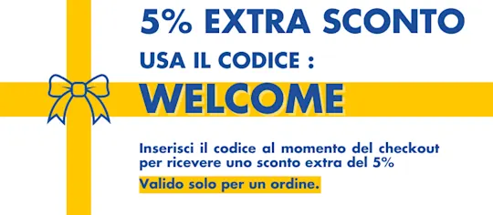 extra sconto di benvenuto
