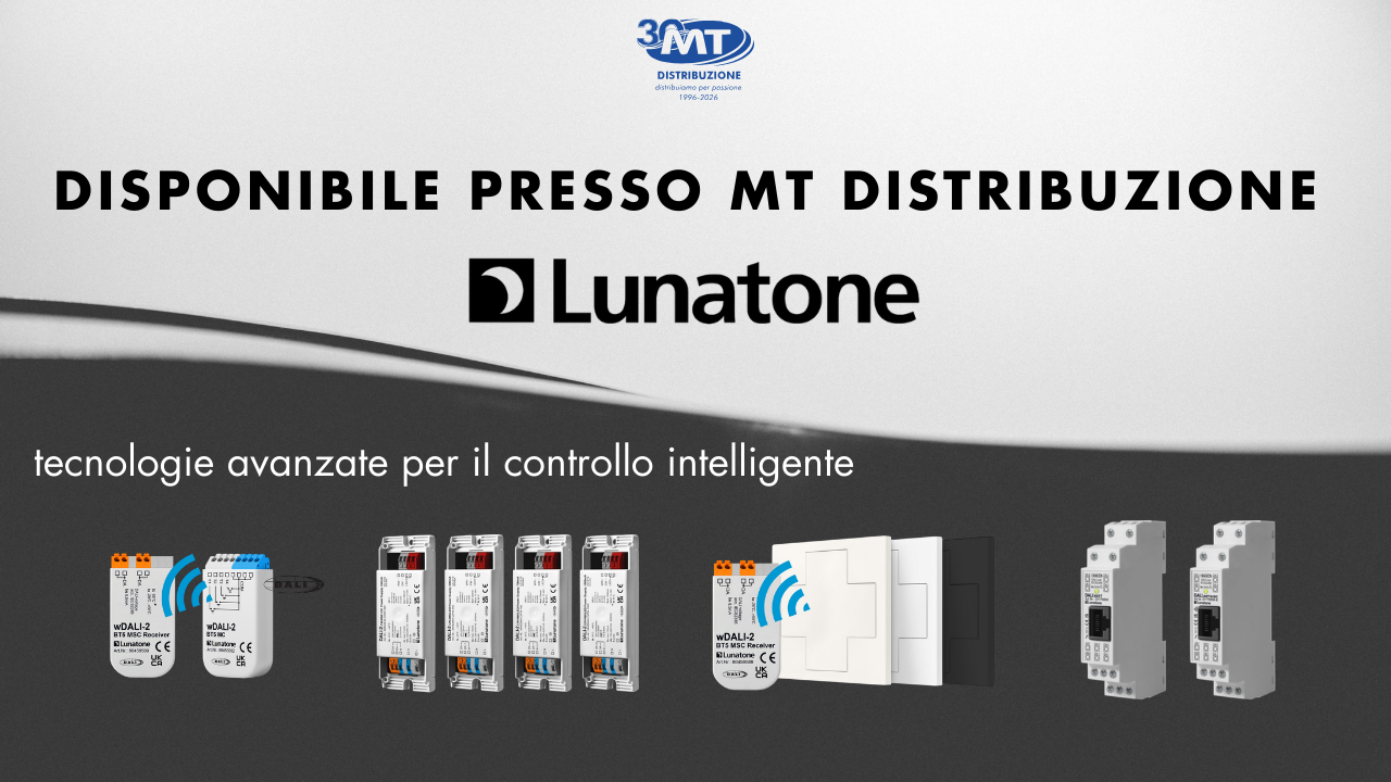 MT Distribuzione presenta Lunatone: soluzioni innovative per l’illuminazione intelligente