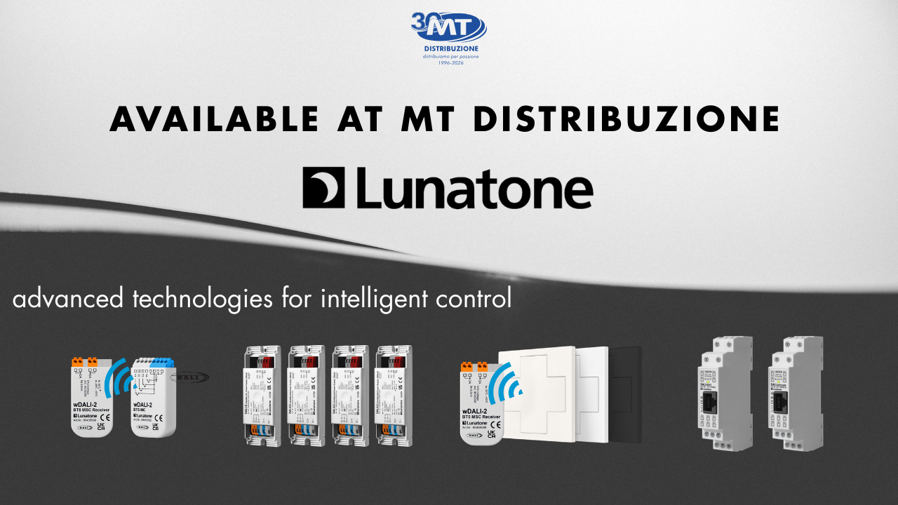 MT Distribuzione introduces Lunatone: innovative solutions for intelligent lighting