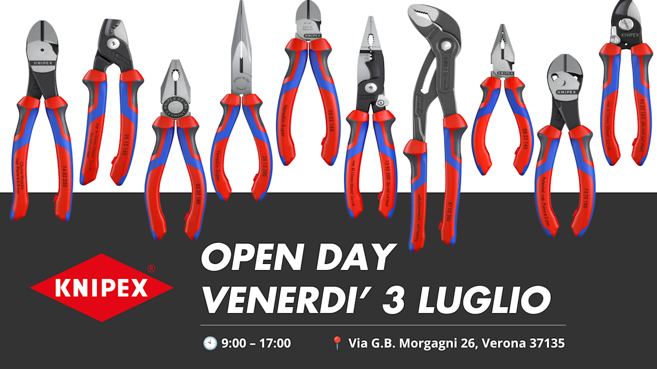 Openday KNIPEX | venerdì 3 luglio 