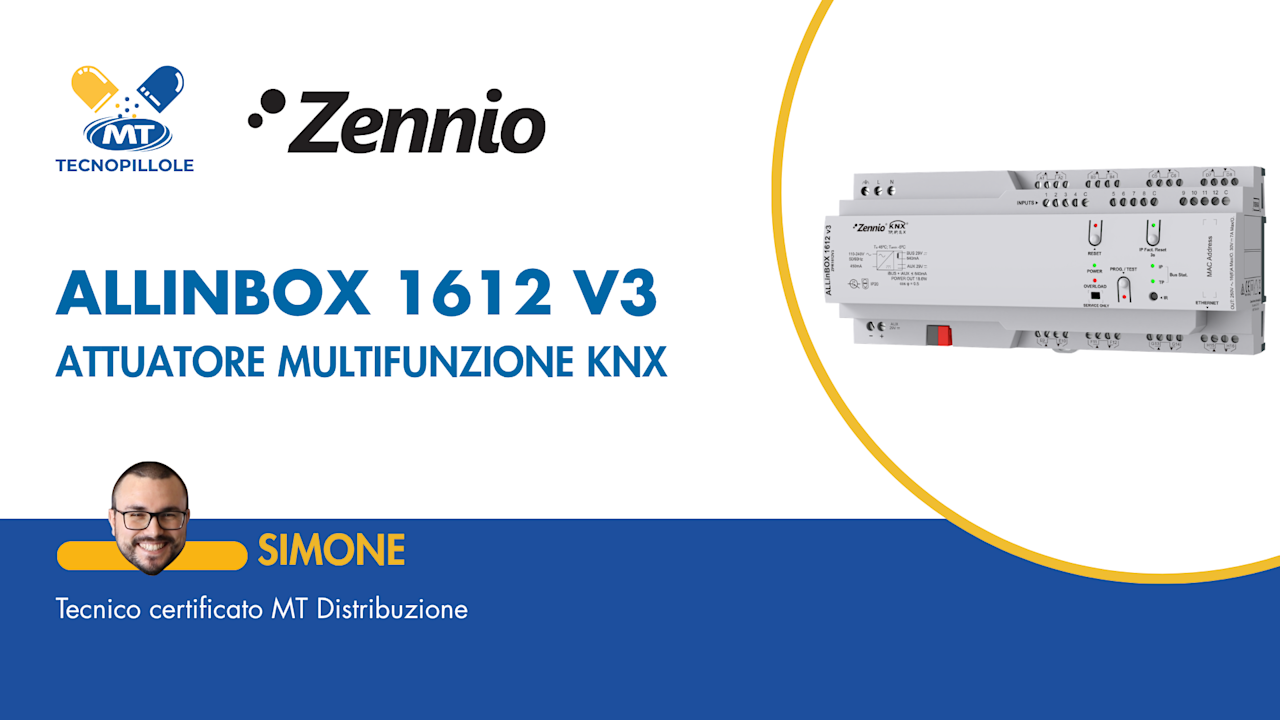 ALLinBOX 1612 v3 di Zennio | MT Tecnopillole
