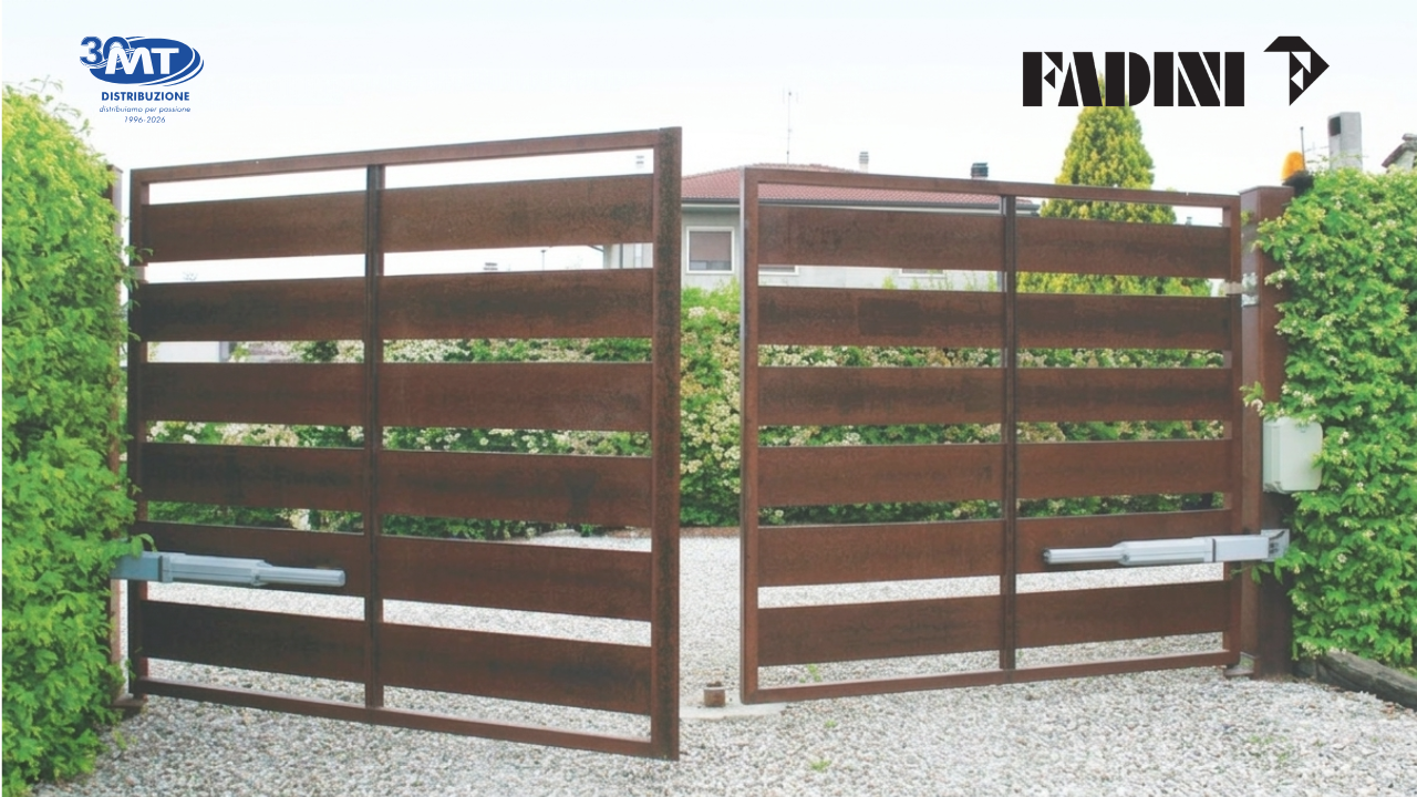 Fadini Hindi 880 Sprint: hydraulic automation for high-performance swing gates