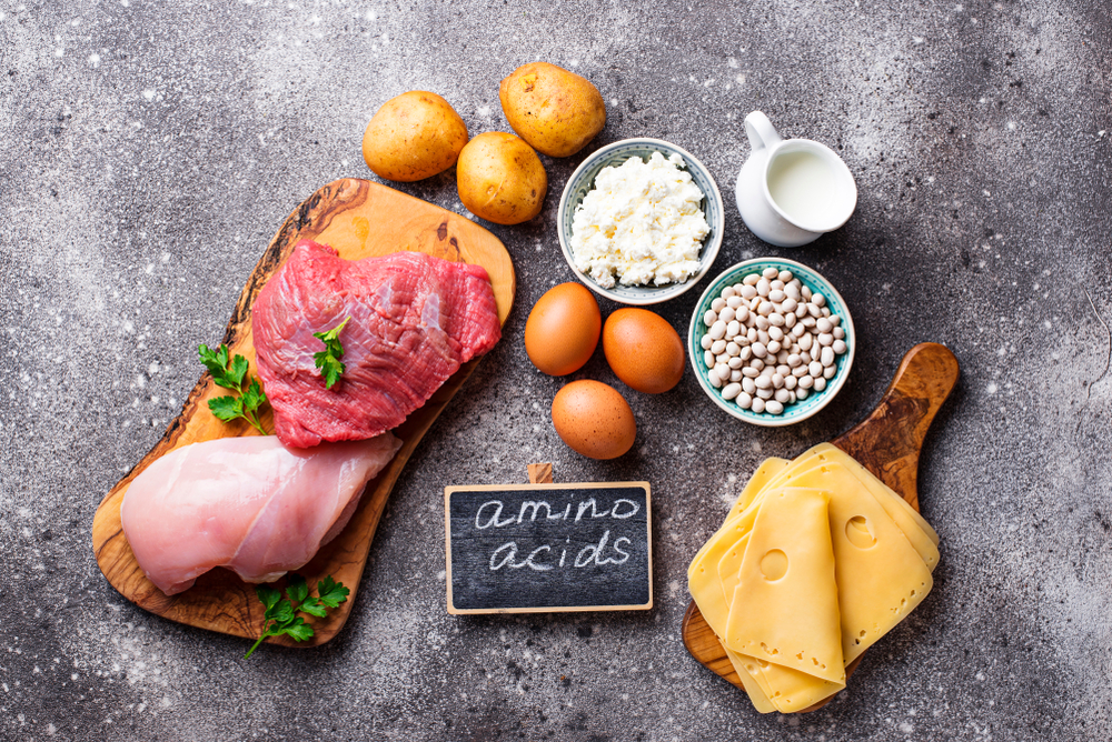 Food with amino acids