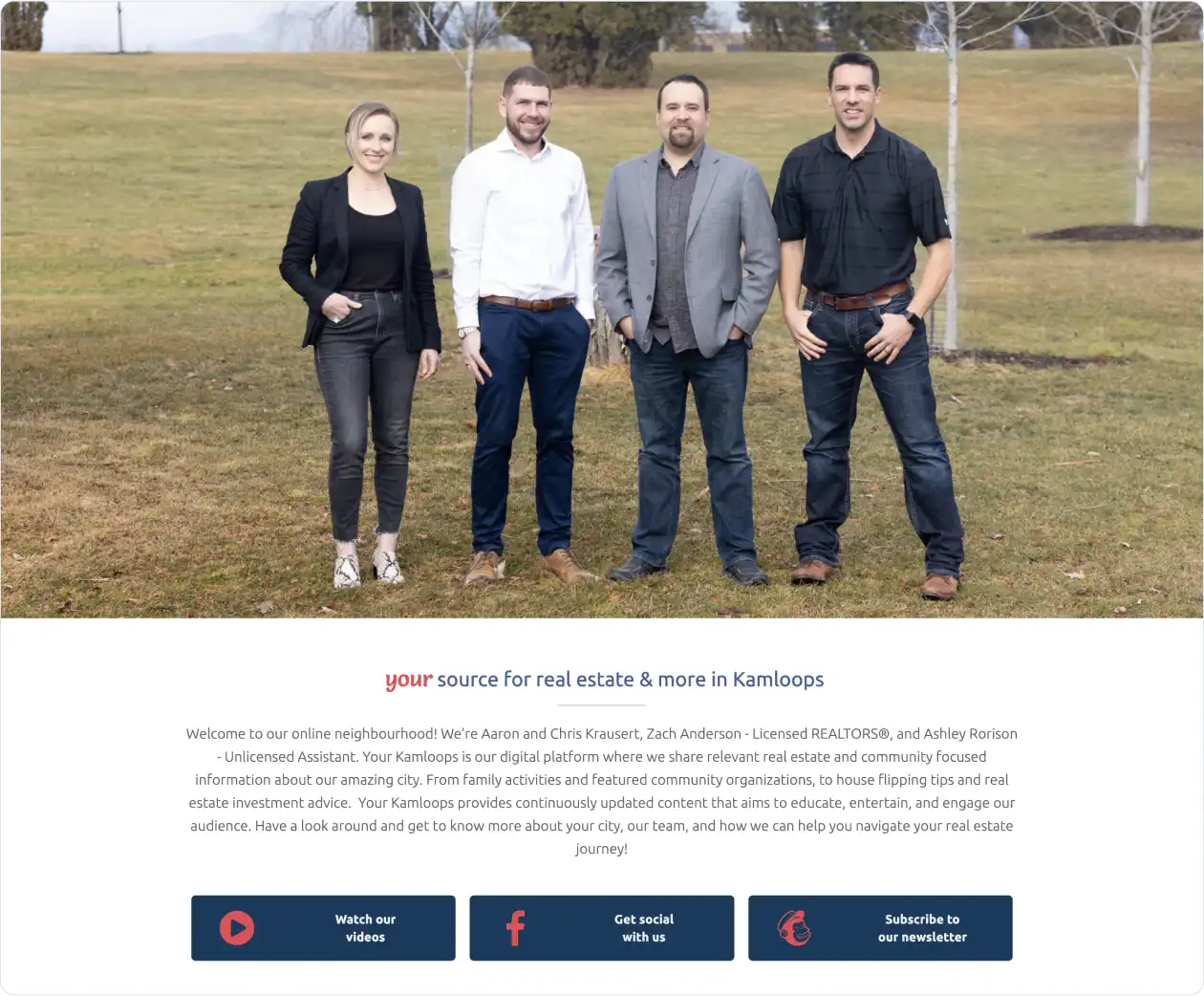 Sample screenshot of IDX Integration.