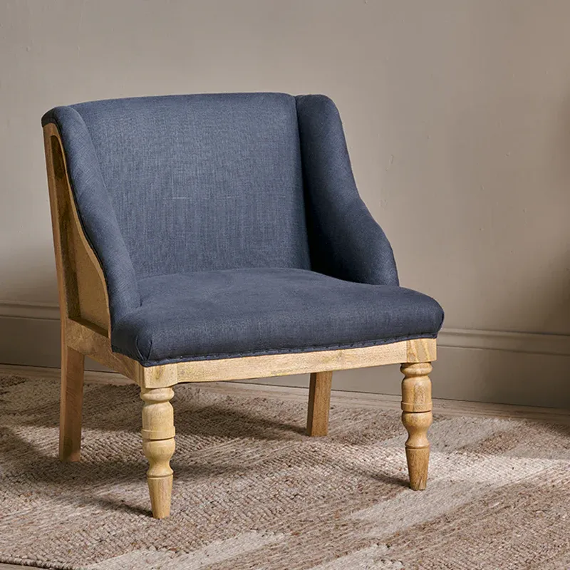 Elbu Deconstructed Linen Armchair