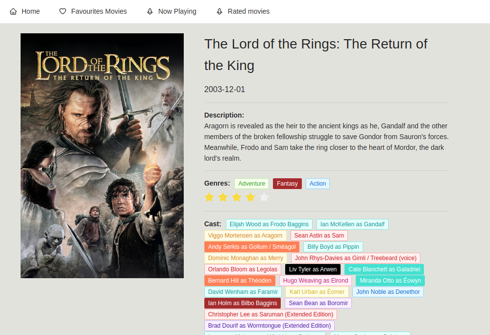 Movie Website
