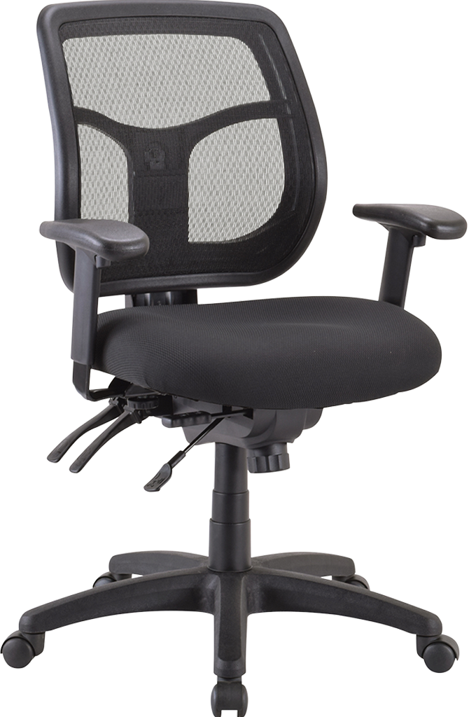 Eurotech Seating MFST5400-BLKM Office Chairs Black