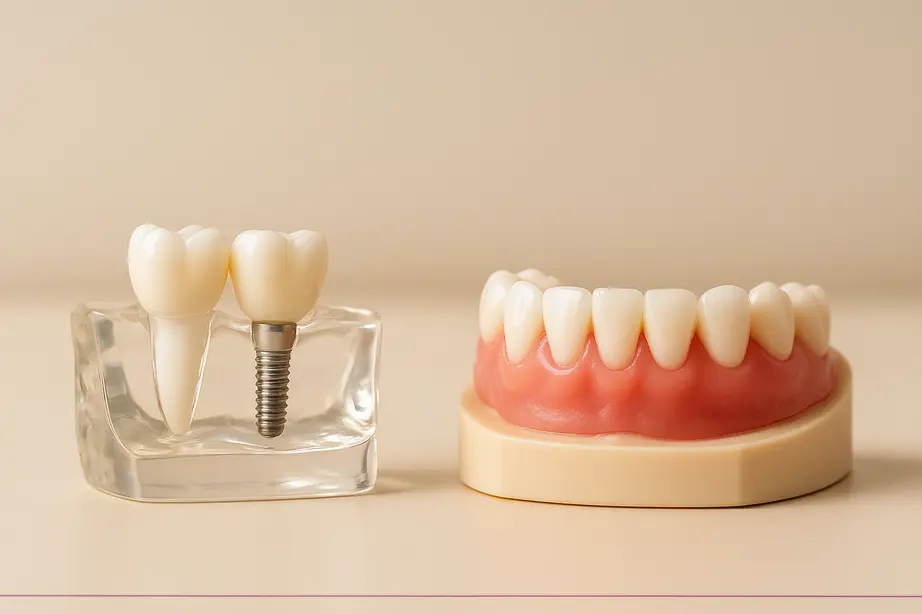 Perdi um dente: implante ou prótese? Um guia para a melhor decisão.