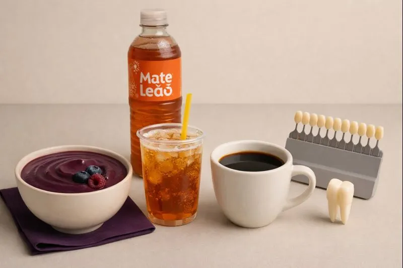 Açaí, Mate e Café: O trio carioca e o impacto no clareamento dental