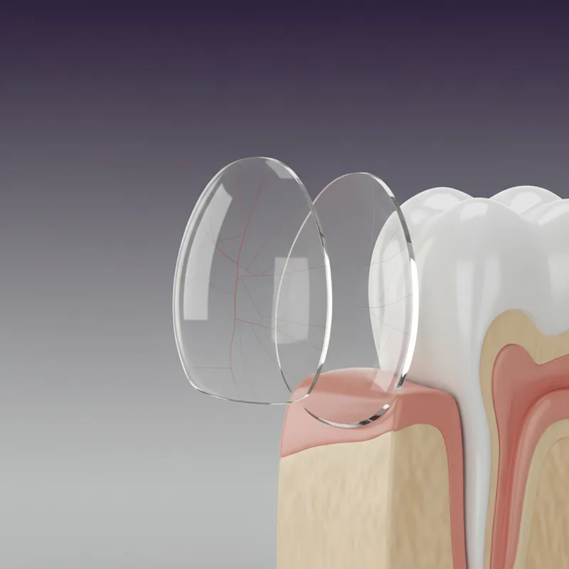 Sinais de Desgaste em Lente de Contato Dental