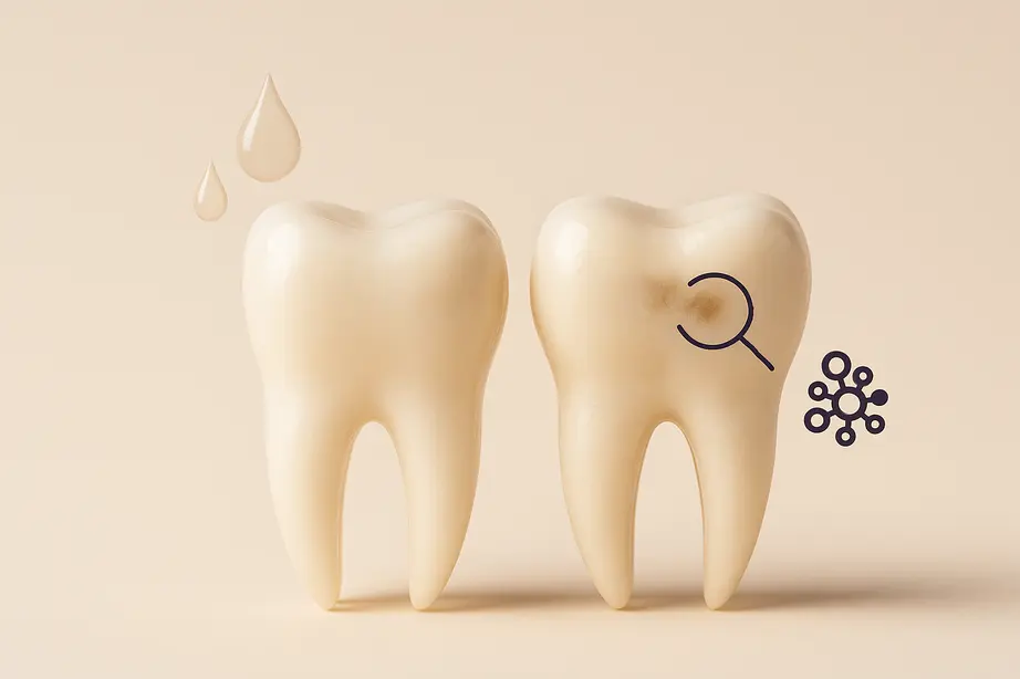 Erosão Ácida vs. Cárie: Por que dentes saudáveis "derretem"?