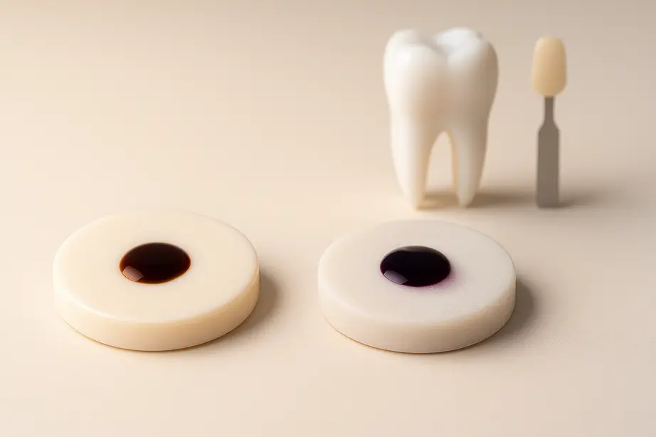 O teste do Café e Açaí: Porcelana mancha? Resina mancha?