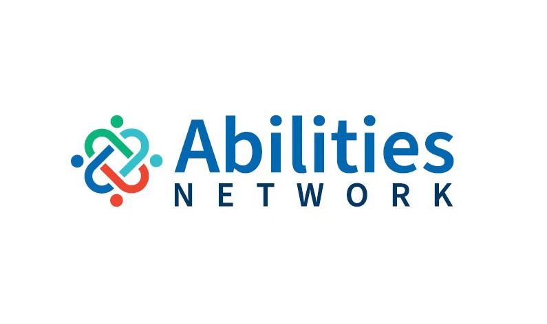 Logo of Abilities Network with interlocking shapes in green, blue, and orange next to the blue text 'Abilities Network' on a white background.