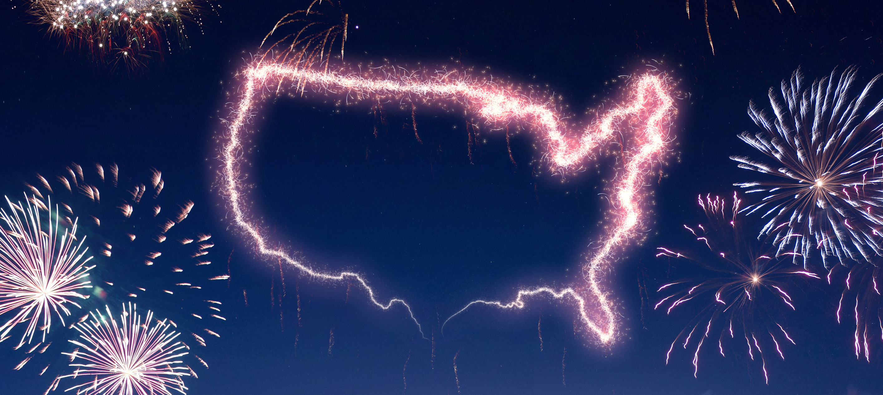 Outline of America in Fireworks