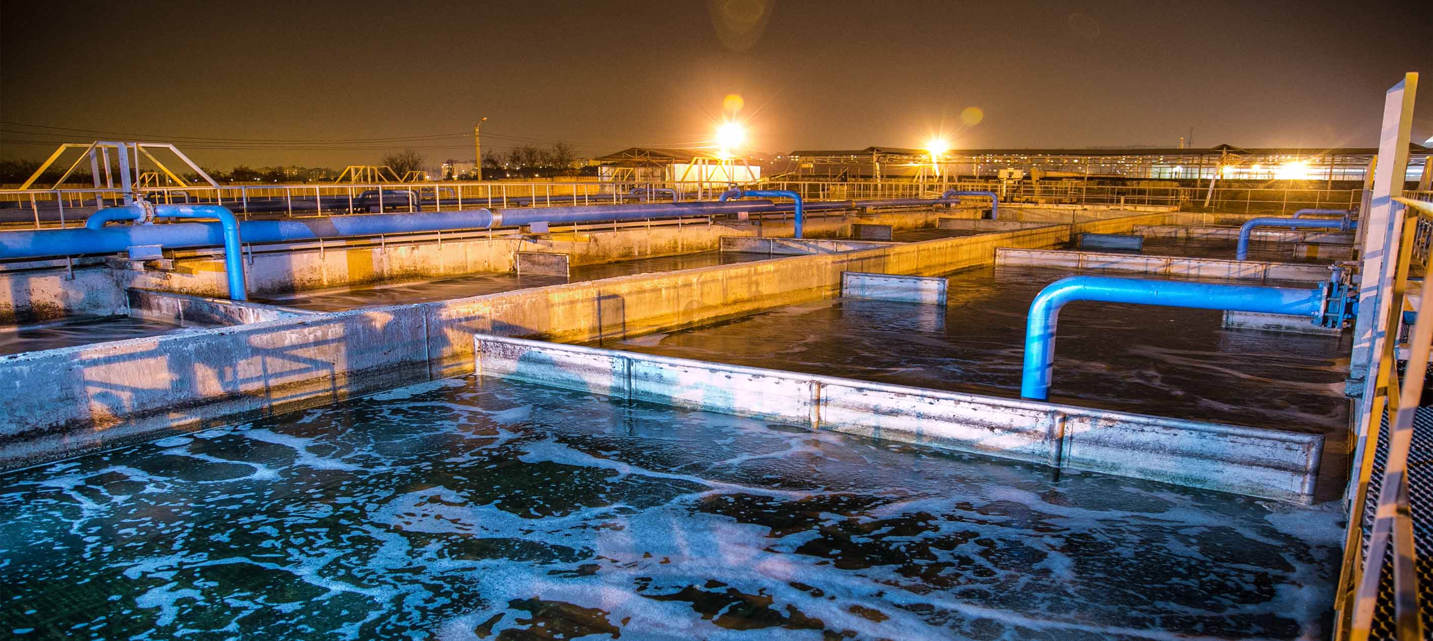 A water treatment plant