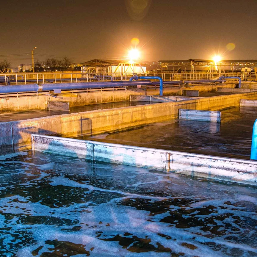 A water treatment plant
