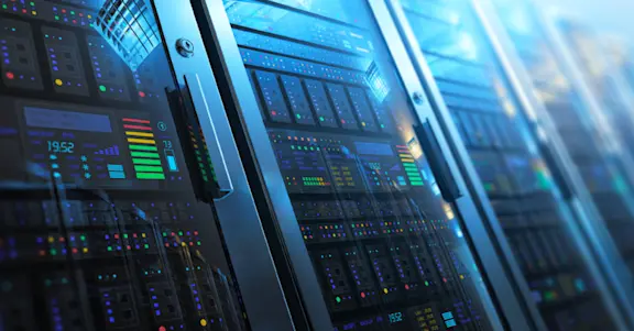 Close-up of a Server Room