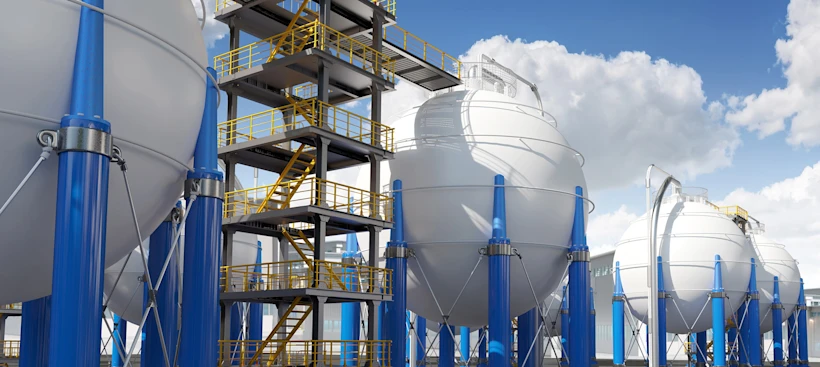 Lpg Tank Farm Refinery Gas Plant