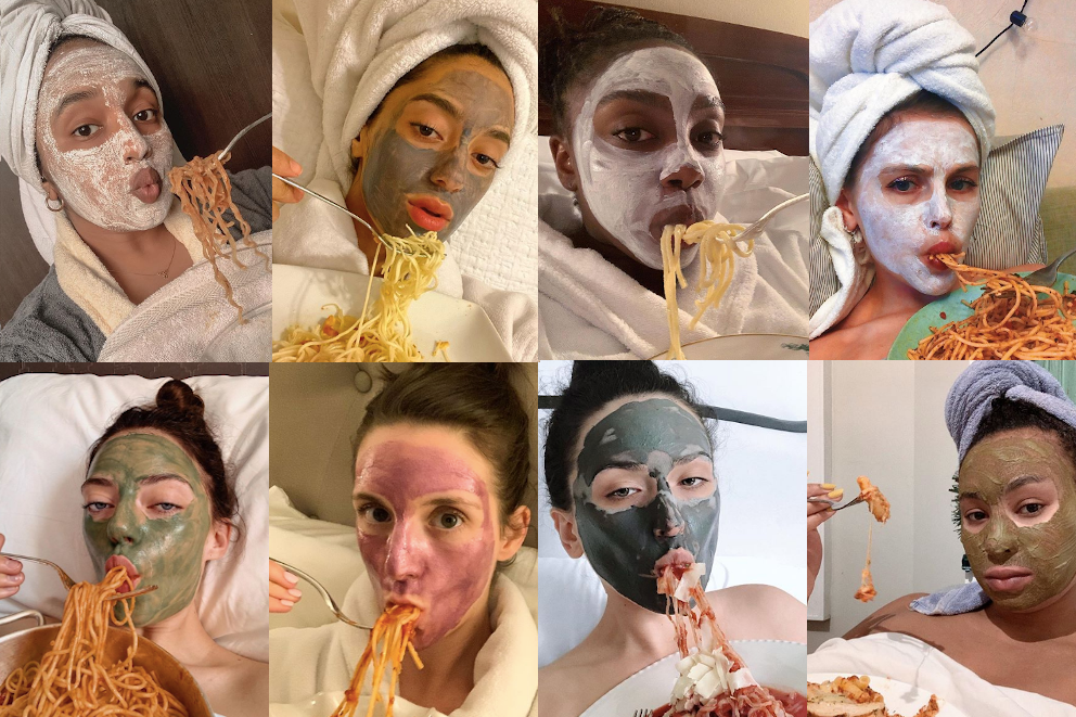 There's A Good Reason Why Eating While Masking Is Trending | Into The Gloss