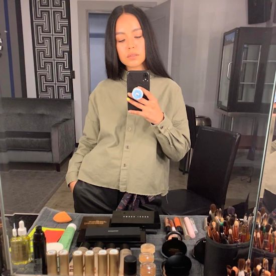 The Makeup Artist With A $3 Secret To Slicked Back Hair