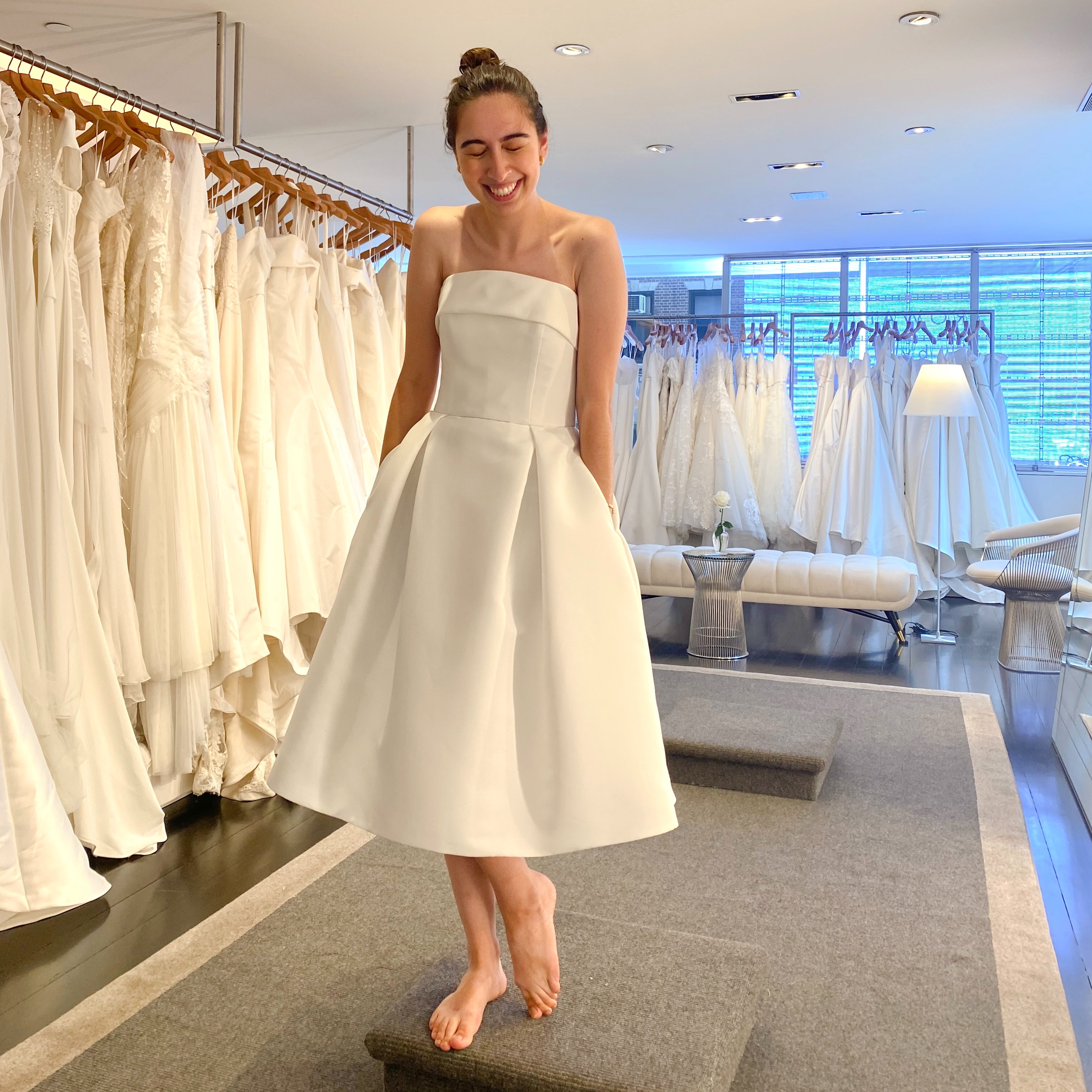 emily weiss wedding dress