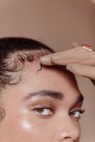 How To Style Your Baby Hairs Into The Gloss