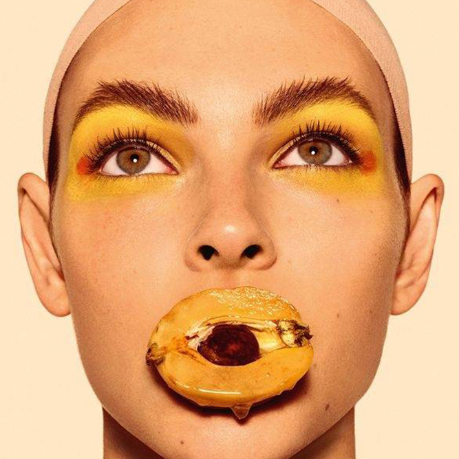 Loewe + Steven Meisel's Fruit-Inspired Beauty Looks