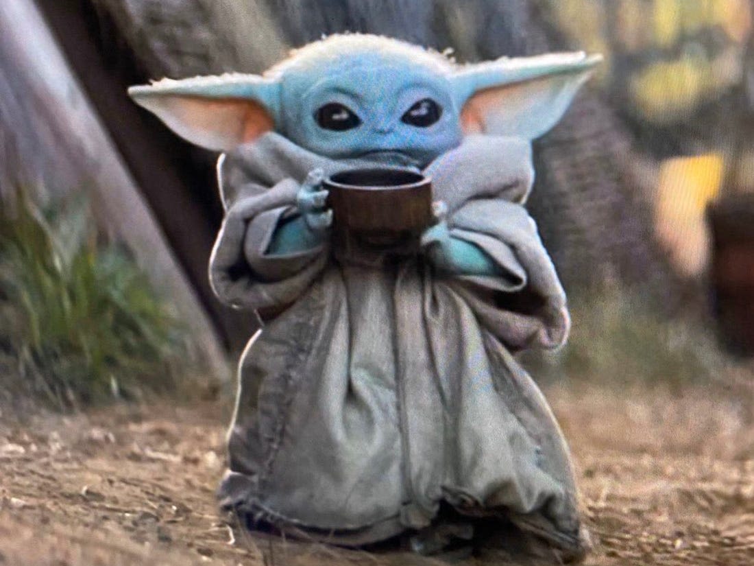 Baby Yoda's Top Shelf Is Full Of Anti-Aging