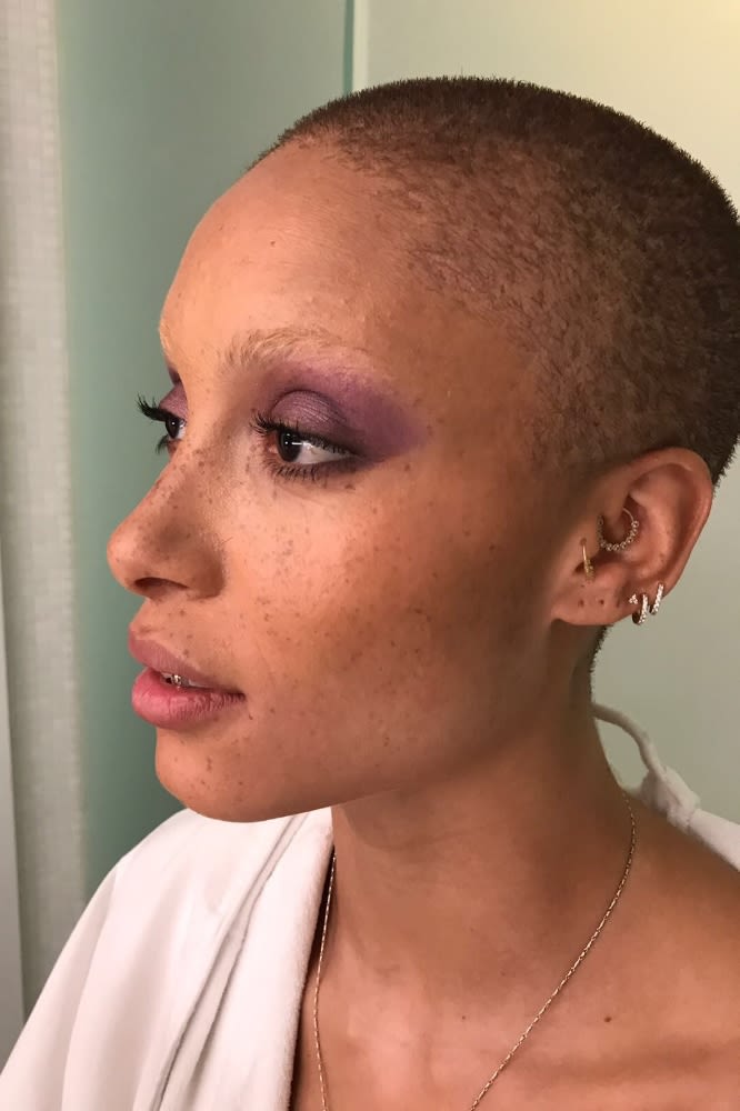 Model Of The Year Adwoa Aboah's Holiday Makeup | Into The Gloss