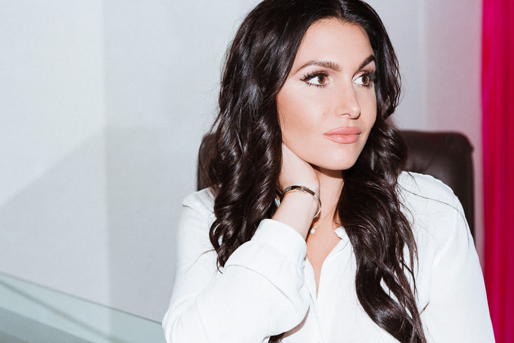 espn host molly qerim s on camera makeup routine into the gloss