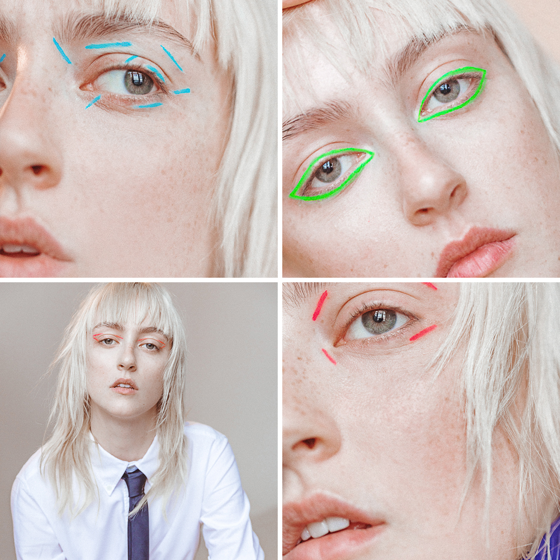 Neon Eyeliner (But Only A Little) For Everyday