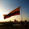 Cartagena Flag Sunset