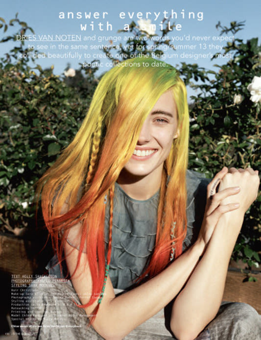 Tie Dye Hair Into The Gloss