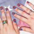 American Flag Nails