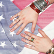 American Flag Nails