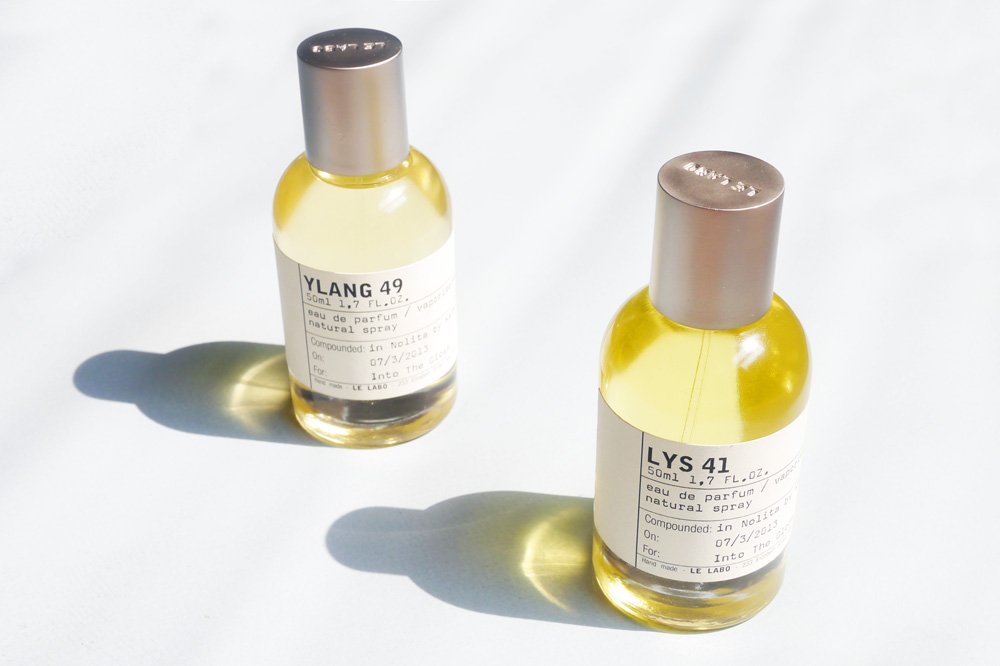 Le Labo's Lys 41 and Ylang 49