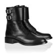Saint Laurent Patti Leather Army Boots
