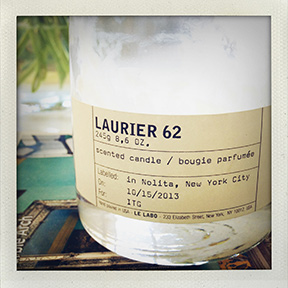 Le Labo Laurier 62 Candle