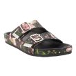 Givenchy Floral-Print Double-Buckle Sandal