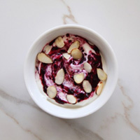 Eat Pretty: Blueberry & Hibiscus Flower Yogurt Bowl