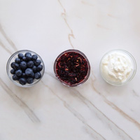 Eat Pretty: Blueberry & Hibiscus Flower Yogurt Bowl