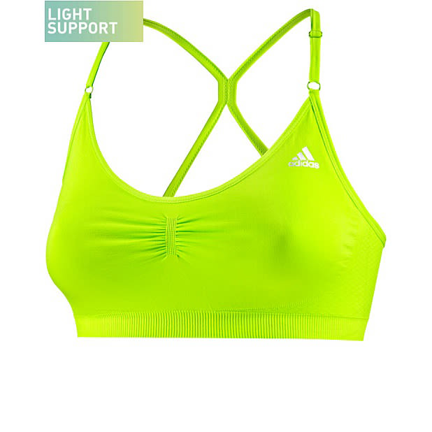 Smooth Sports Bra - Neon Yellow Colors