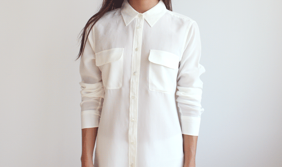 Gaping blouse/popped buttons button busting blouses Button Down Shirt Pops Open...