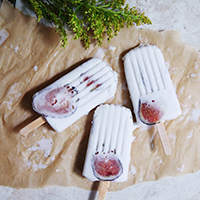 Eat Pretty: Coconut Fig Popsicles