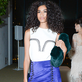 Imaan Hammam Makes A Case For The Midi Skirt